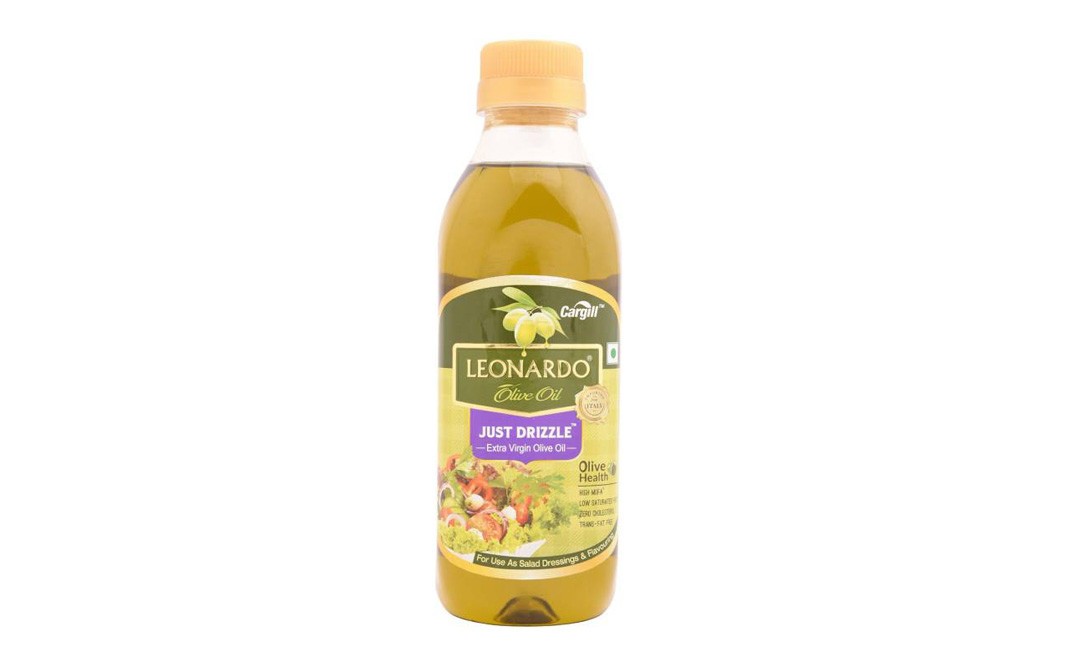 Leonardo Extra Virgin Olive Oil, Just Drizzle   Bottle  500 millilitre